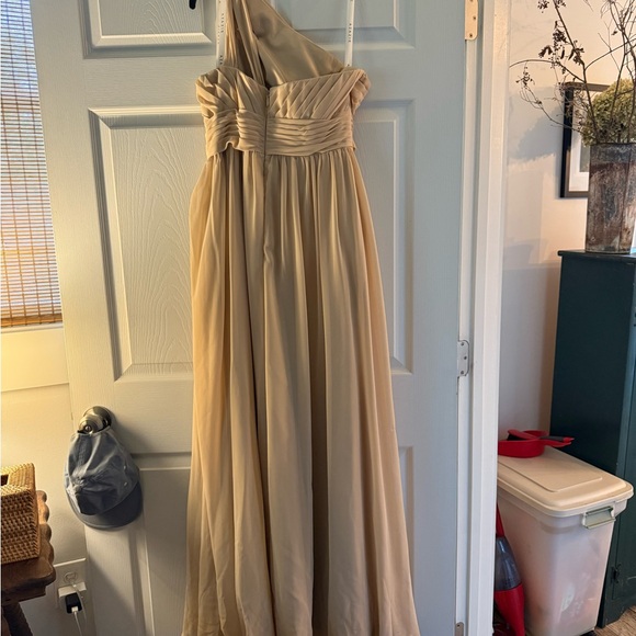 Azazie Molly Dress Champagne - Picture 4 of 6